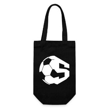 NR. 5 FUßBALLER NUMMER 5 FUßBALL 5. GEBURTSTAG - Geschenkbeutel für Flaschen - Schwarz - Vorne