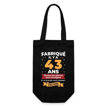 43 Ans Pièces d’origine - Sac à bouteille - noir - Devant