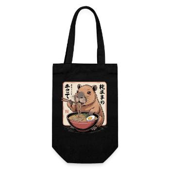 Beaver Ramen Feast - Gift Bag for Bottles - black - Front