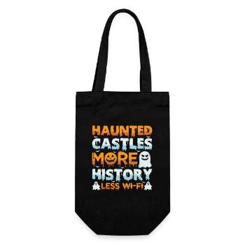 Dicton anglais d’Halloween de Chasseur de Fantômes - Sac à bouteille - noir - Devant