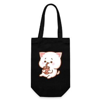 Cat & Shake - Gift Bag for Bottles - black - Front