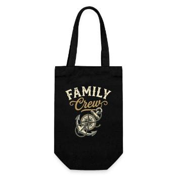 Famille Équipage Ancre Famille Compas - Sac à bouteille - noir - Devant