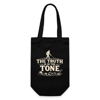 The truth is in the tone | Probe Detector - Gift Bag for Bottles - black - Front
