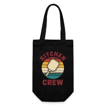 Pickleball : Joueur drôle de Kitchen Crew Love - Sac à bouteille - noir - Devant