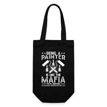 House Painter Hilarious Designs Unique Gifts - Gift Bag for Bottles - black - Front