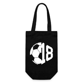 NON. 18 FOOTBALLEUR NUMÉRO 18 FOOTBALL 18E ANNIVERSAIRE - Sac à bouteille - noir - Devant