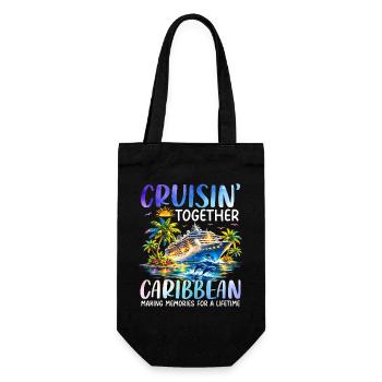 Cruisin Together Caribbean - Gift Bag for Bottles - black - Front