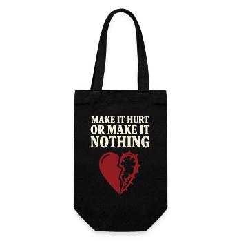 Vampiric Romantic Romance Goth Dark - Gift Bag for Bottles - black - Front