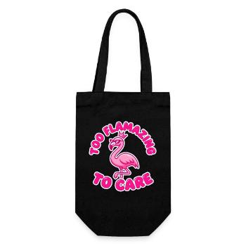Trop flamazing pour s’intéresser au design des flamants roses - Sac à bouteille - noir - Devant