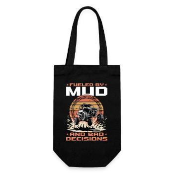 UTV Off Road 4 Wheeler Side by side - Gift Bag for Bottles - black - Front