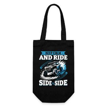 UTV Off Road 4 Wheeler Side by side - Gift Bag for Bottles - black - Front