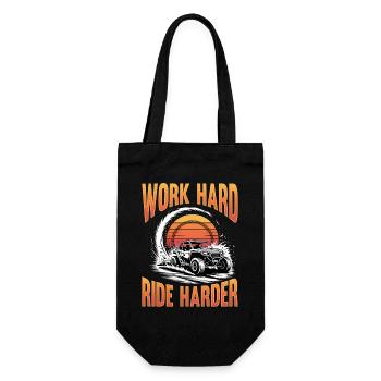 UTV Off Road 4 Wheeler Side by side - Gift Bag for Bottles - black - Front