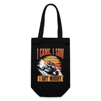 UTV Off Road 4 Wheeler Side by side - Gift Bag for Bottles - black - Front