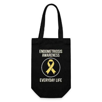 Sensibilisation à l’endométriose Guerrier de l’endo - Sac à bouteille - noir - Devant