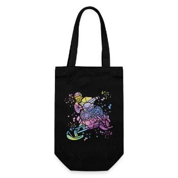 Snowmobile, Snowmobile, Snowmobile - Gift Bag for Bottles - black - Front