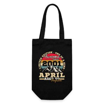 Avril 2001 Vintage Cadeau D'anniversaire - Sac à bouteille - noir - Devant