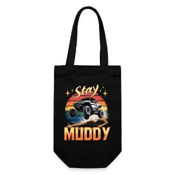 UTV Off Road 4 Wheeler Side by side - Gift Bag for Bottles - black - Front