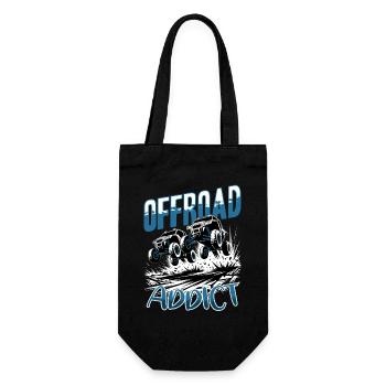 UTV Off Road 4 Wheeler Side by side - Gift Bag for Bottles - black - Front