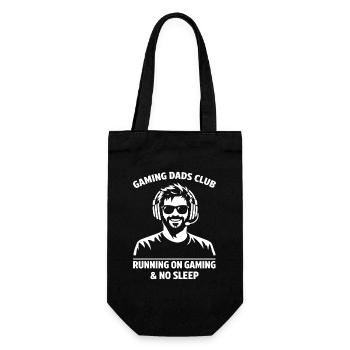 Gaming Dad Shirt No Sleep Funny Gamer Dad - Geschenkbeutel für Flaschen - Schwarz - Vorne