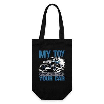 UTV Off Road 4 Wheeler Side by side - Gift Bag for Bottles - black - Front