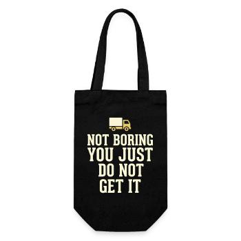 Truck Sim Truck Simulator Sim Trucker Long Haul - Gift Bag for Bottles - black - Front