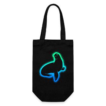 Seal Seal Men Children Boys Seals - Gift Bag for Bottles - black - Front