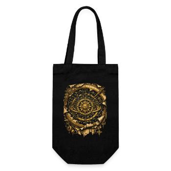 Astronomie Astronom Star Chart - Geschenkbeutel für Flaschen - Schwarz - Vorne