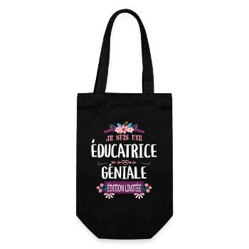 Éducatrice Géniale Édition Limitée - Sac à bouteille - noir - Devant