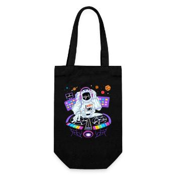 T-shirt DJ Astronaute - Sac à bouteille - noir - Devant