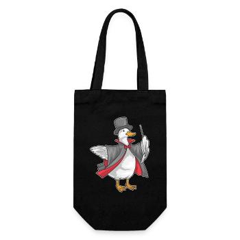 Duck Wizard Wand - Gift Bag for Bottles - black - Front