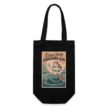 Le chant de la sirène survécu | Mythe de la sirène - Sac à bouteille - noir - Devant