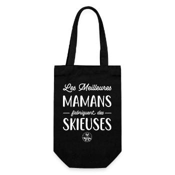 Les meilleures mamans fabriquent des skieuses - Sac à bouteille - noir - Devant
