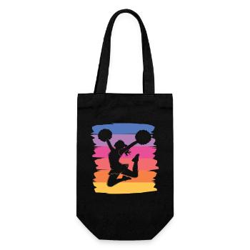 Cheerpom pom girls Mom Cheerleading - Sac à bouteille - noir - Devant