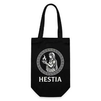 Hestia Flame Circle - Geschenkbeutel für Flaschen - Schwarz - Vorne