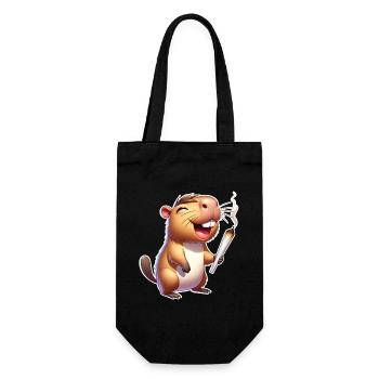 Mauvaise herbe de la capybara - Sac à bouteille - noir - Devant