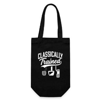 Classically Trained with Dimmer Manual Car - Gift Bag for Bottles - black - Front