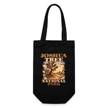 Joshua Tree National Park Vista - Gift Bag for Bottles - black - Front