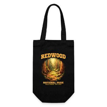 Redwood National Park California - Gift Bag for Bottles - black - Front