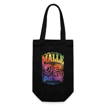 Malle 26 Bunt 2026 - Gift Bag for Bottles - black - Front