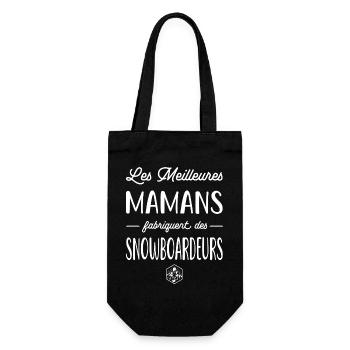 Les meilleures mamans fabriquent des snowboardeurs - Sac à bouteille - noir - Devant