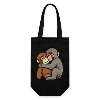 Baby Monkey Punch - Gift Bag for Bottles - black - Front