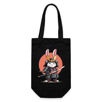 Guerrier Samouraï Lapin - Sac à bouteille - noir - Devant