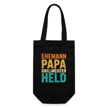 Mari Papa Grill Maître Héros Père Retro BBQ - Sac à bouteille - noir - Devant