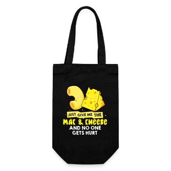 Mac & Cheese Meme Tee - Gift Bag for Bottles - black - Front