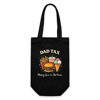 Papa T-shirt de taxe Drôle Père Cadeau de nourriture - Sac à bouteille - noir - Devant