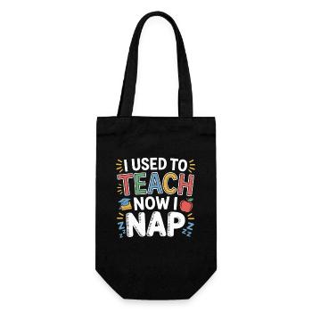 Enseignant à la retraite que j’enseignais maintenant, je suis éducateur de siestes - Sac à bouteille - noir - Devant