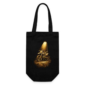 Dirtbike Dirt Bike Motocross - Gift Bag for Bottles - black - Front