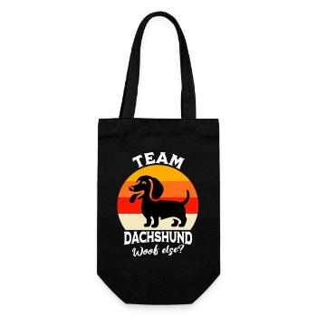 Équipe teckel - Sac à bouteille - noir - Devant