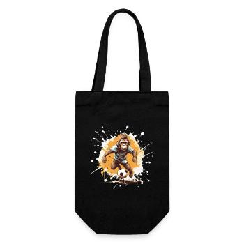 Équipe de football des singes - Sac à bouteille - noir - Devant