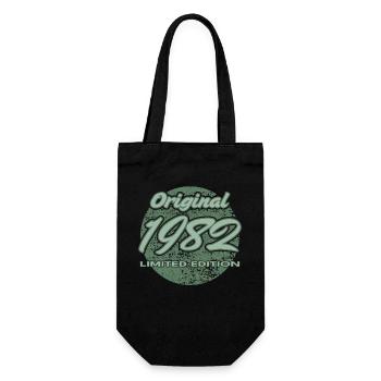 44e anniversaire 1982 cadeau pour hommes et femmes - Sac à bouteille - noir - Devant